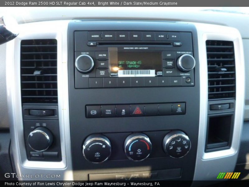 Controls of 2012 Ram 2500 HD SLT Regular Cab 4x4