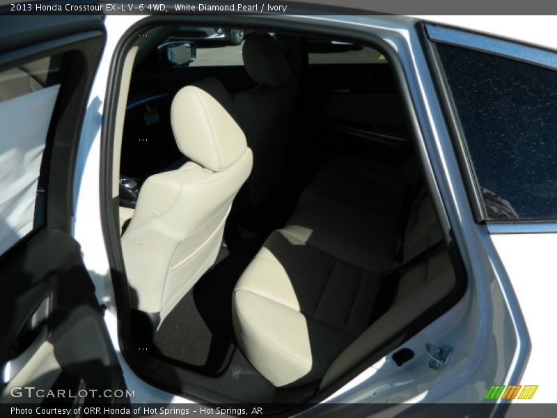 White Diamond Pearl / Ivory 2013 Honda Crosstour EX-L V-6 4WD