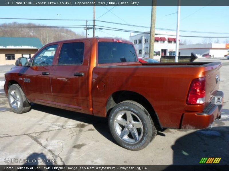 Copperhead Pearl / Black/Diesel Gray 2013 Ram 1500 Express Crew Cab 4x4