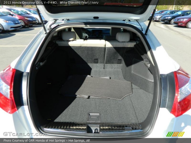 White Diamond Pearl / Ivory 2013 Honda Crosstour EX-L V-6 4WD