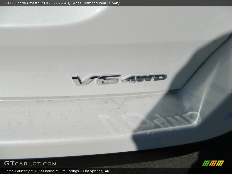 White Diamond Pearl / Ivory 2013 Honda Crosstour EX-L V-6 4WD