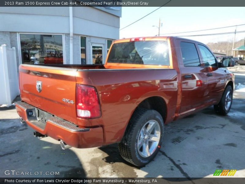 Copperhead Pearl / Black/Diesel Gray 2013 Ram 1500 Express Crew Cab 4x4