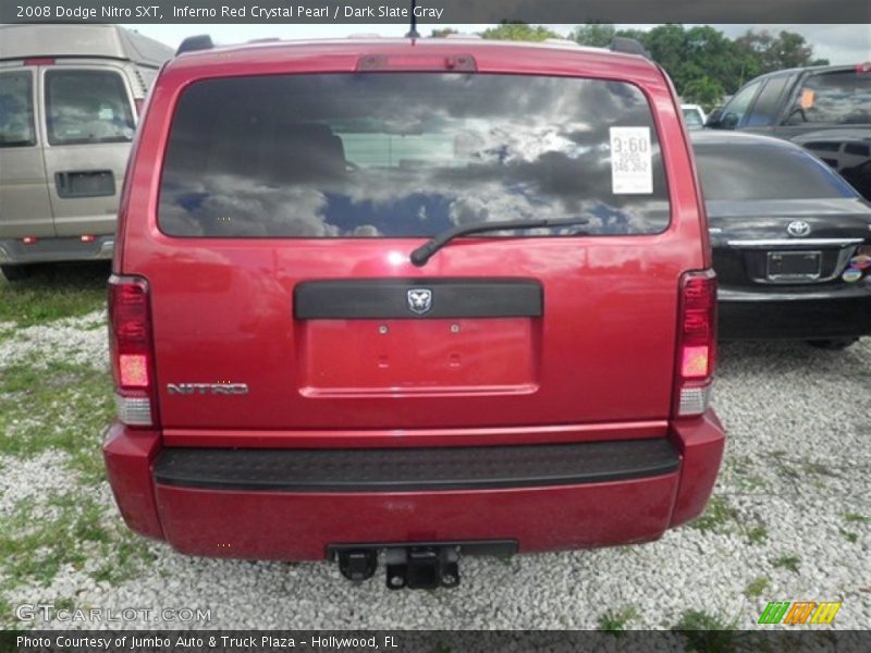 Inferno Red Crystal Pearl / Dark Slate Gray 2008 Dodge Nitro SXT