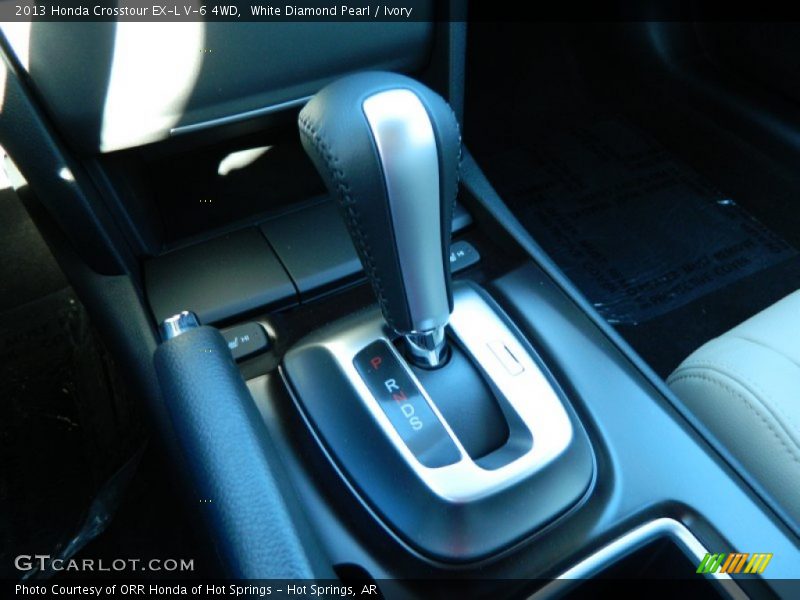 White Diamond Pearl / Ivory 2013 Honda Crosstour EX-L V-6 4WD