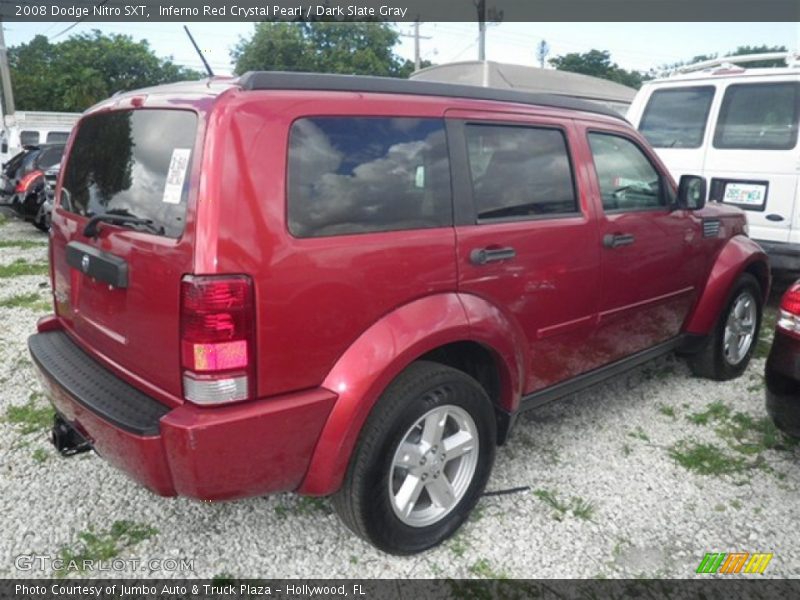 Inferno Red Crystal Pearl / Dark Slate Gray 2008 Dodge Nitro SXT