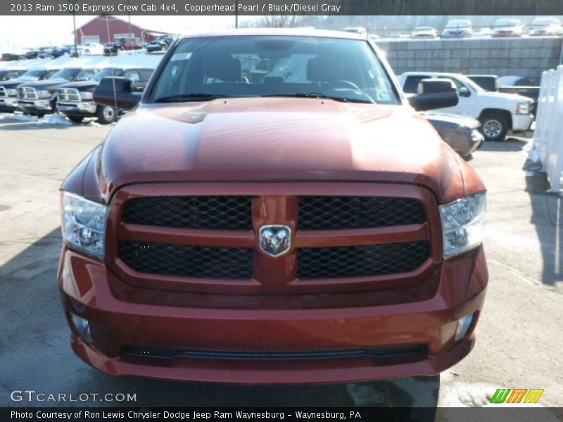 Copperhead Pearl / Black/Diesel Gray 2013 Ram 1500 Express Crew Cab 4x4