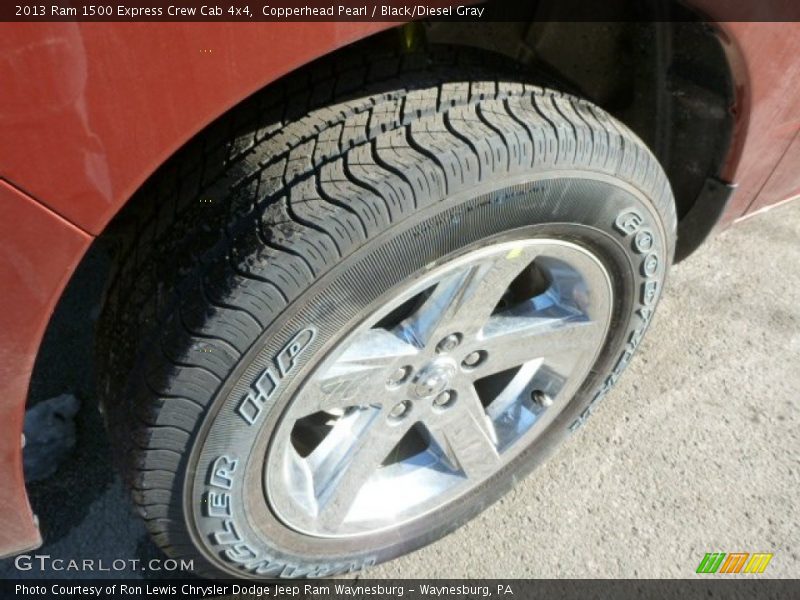 Copperhead Pearl / Black/Diesel Gray 2013 Ram 1500 Express Crew Cab 4x4