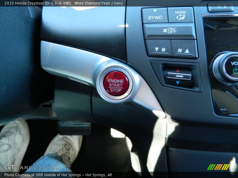 White Diamond Pearl / Ivory 2013 Honda Crosstour EX-L V-6 4WD