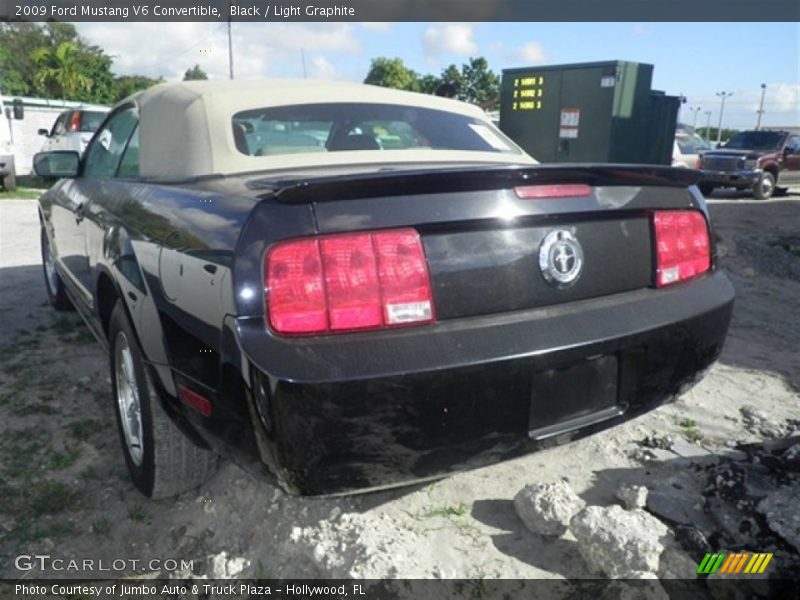 Black / Light Graphite 2009 Ford Mustang V6 Convertible