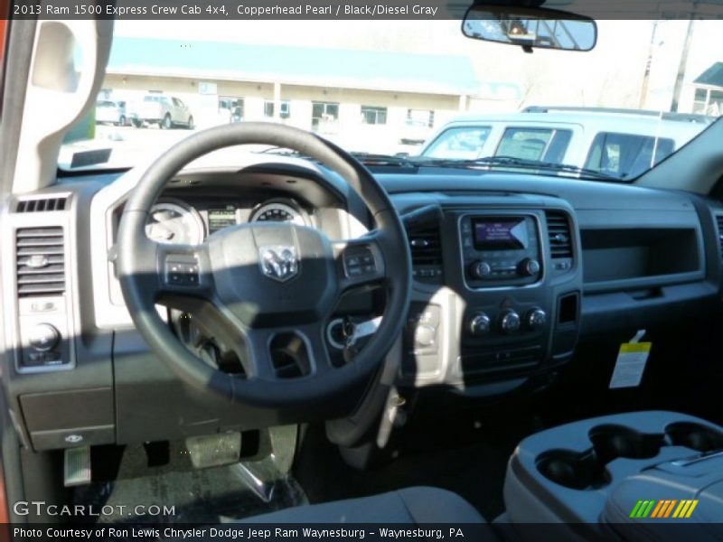 Copperhead Pearl / Black/Diesel Gray 2013 Ram 1500 Express Crew Cab 4x4