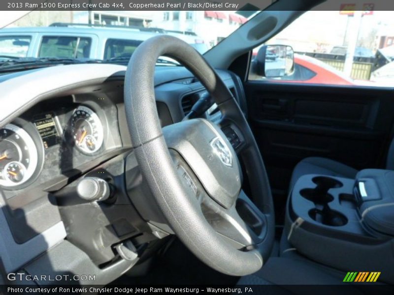 Copperhead Pearl / Black/Diesel Gray 2013 Ram 1500 Express Crew Cab 4x4