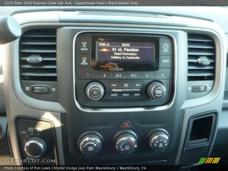 Copperhead Pearl / Black/Diesel Gray 2013 Ram 1500 Express Crew Cab 4x4