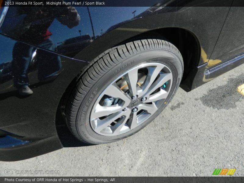 Midnight Plum Pearl / Sport Black 2013 Honda Fit Sport