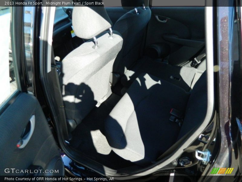 Midnight Plum Pearl / Sport Black 2013 Honda Fit Sport