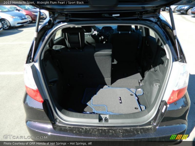 Midnight Plum Pearl / Sport Black 2013 Honda Fit Sport