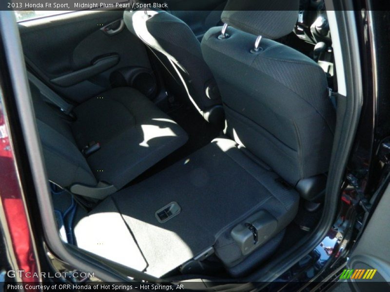 Midnight Plum Pearl / Sport Black 2013 Honda Fit Sport