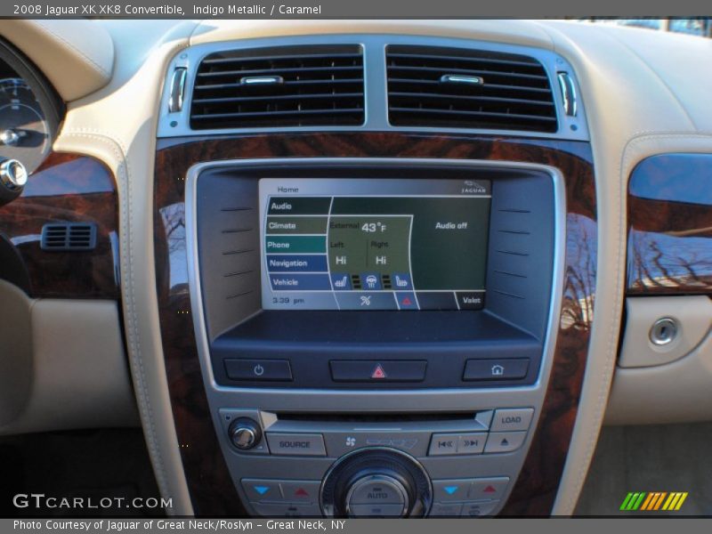 Indigo Metallic / Caramel 2008 Jaguar XK XK8 Convertible