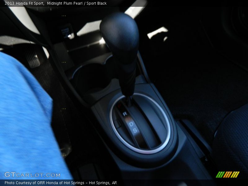 Midnight Plum Pearl / Sport Black 2013 Honda Fit Sport