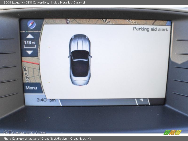 Indigo Metallic / Caramel 2008 Jaguar XK XK8 Convertible