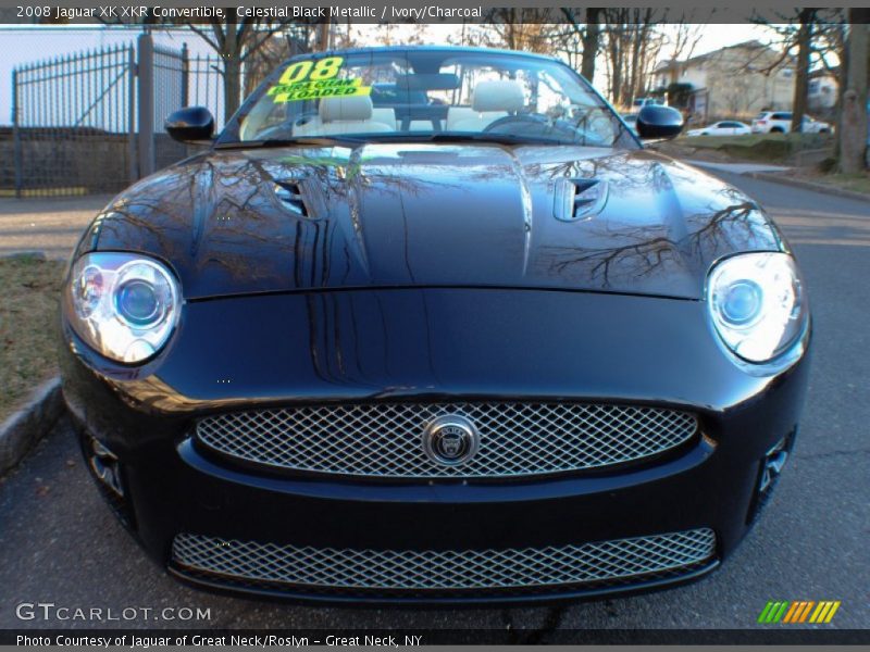 Celestial Black Metallic / Ivory/Charcoal 2008 Jaguar XK XKR Convertible