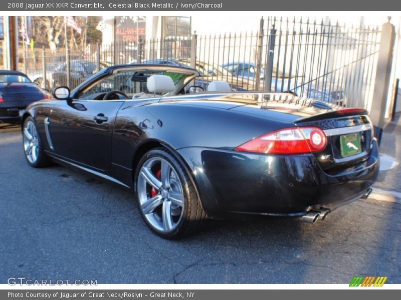 Celestial Black Metallic / Ivory/Charcoal 2008 Jaguar XK XKR Convertible