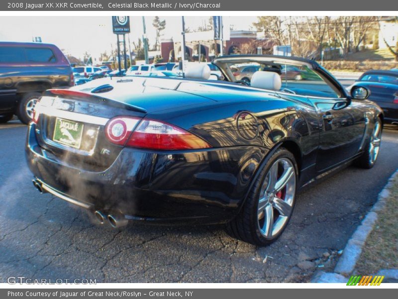 Celestial Black Metallic / Ivory/Charcoal 2008 Jaguar XK XKR Convertible