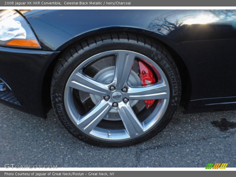 Celestial Black Metallic / Ivory/Charcoal 2008 Jaguar XK XKR Convertible