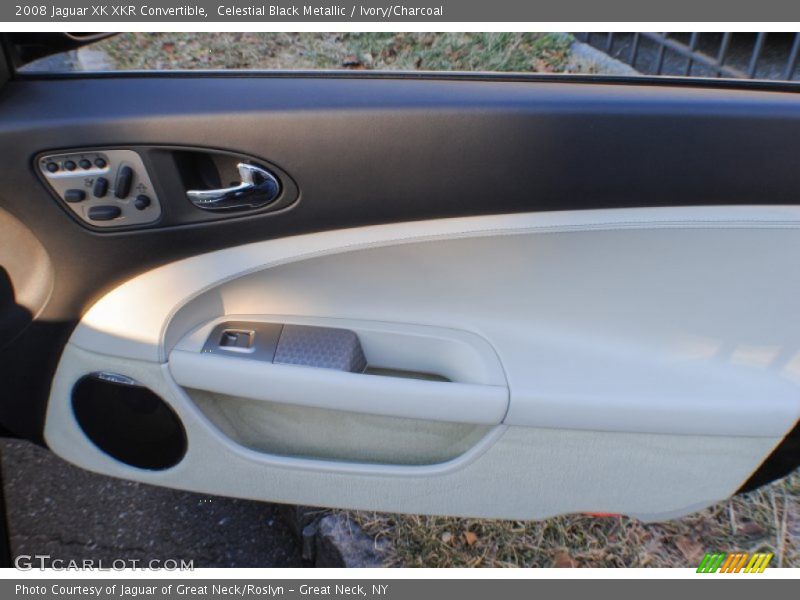 Celestial Black Metallic / Ivory/Charcoal 2008 Jaguar XK XKR Convertible