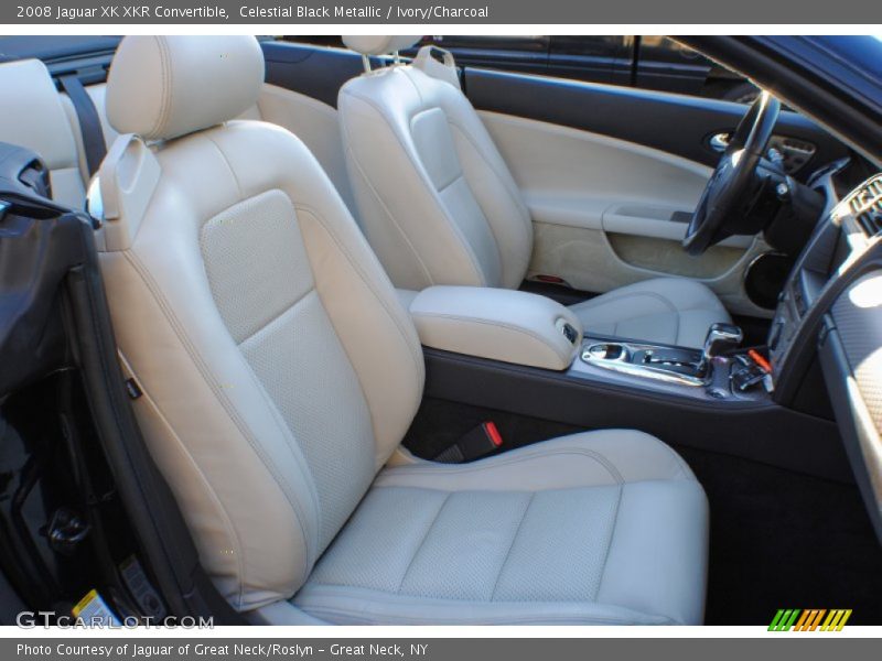 Celestial Black Metallic / Ivory/Charcoal 2008 Jaguar XK XKR Convertible