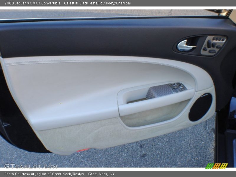 Celestial Black Metallic / Ivory/Charcoal 2008 Jaguar XK XKR Convertible
