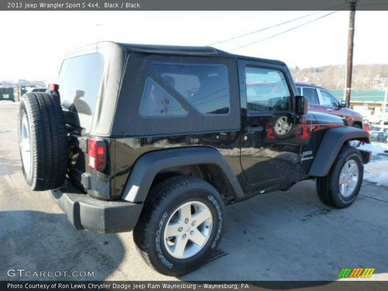 Black / Black 2013 Jeep Wrangler Sport S 4x4