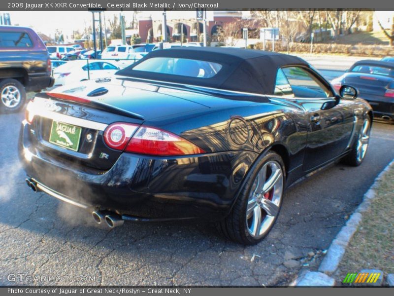 Celestial Black Metallic / Ivory/Charcoal 2008 Jaguar XK XKR Convertible