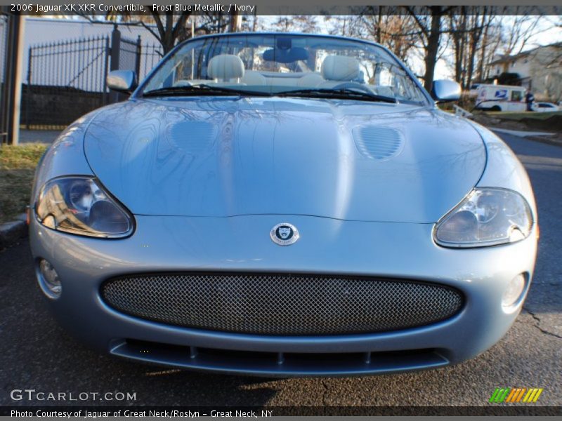 Frost Blue Metallic / Ivory 2006 Jaguar XK XKR Convertible