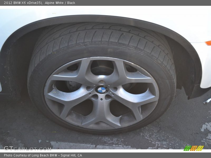 Alpine White / Black 2012 BMW X6 xDrive35i