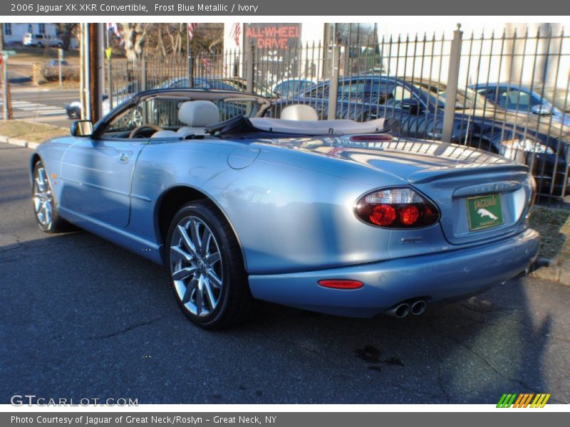 Frost Blue Metallic / Ivory 2006 Jaguar XK XKR Convertible