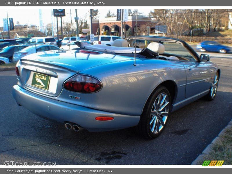 Frost Blue Metallic / Ivory 2006 Jaguar XK XKR Convertible