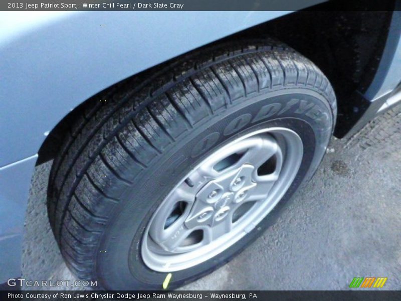 Winter Chill Pearl / Dark Slate Gray 2013 Jeep Patriot Sport