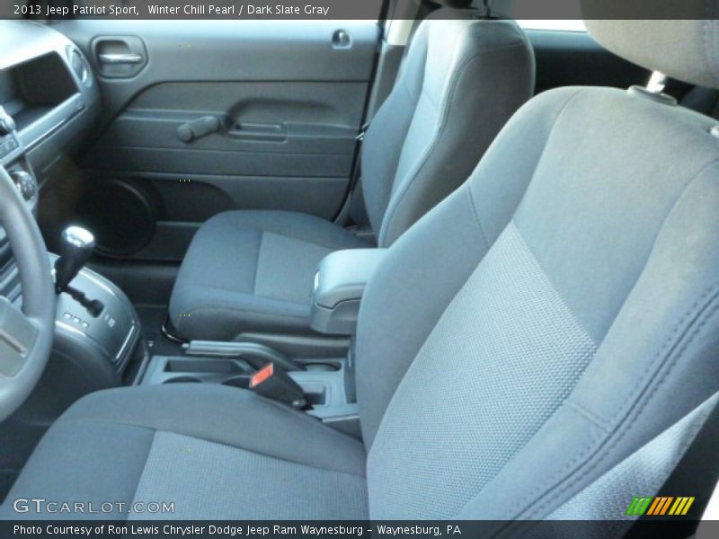 Winter Chill Pearl / Dark Slate Gray 2013 Jeep Patriot Sport