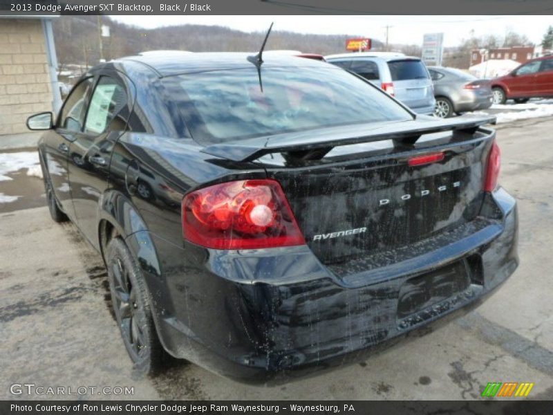 Black / Black 2013 Dodge Avenger SXT Blacktop