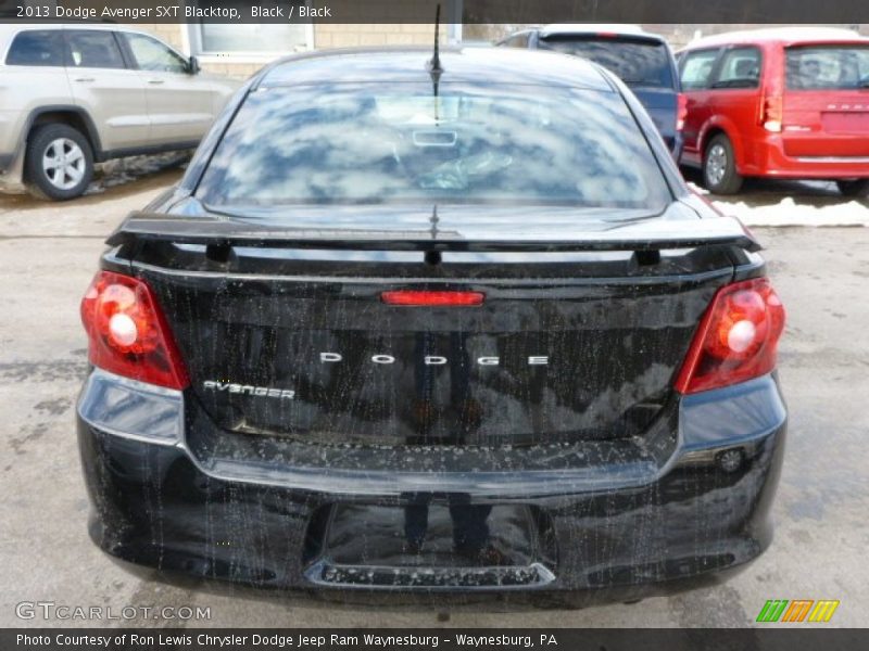 Black / Black 2013 Dodge Avenger SXT Blacktop