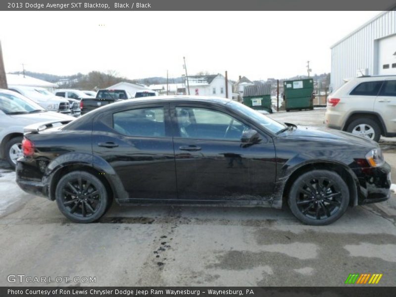 Black / Black 2013 Dodge Avenger SXT Blacktop