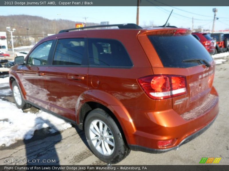 Copper Pearl / Black 2013 Dodge Journey SXT AWD