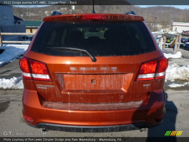 Copper Pearl / Black 2013 Dodge Journey SXT AWD