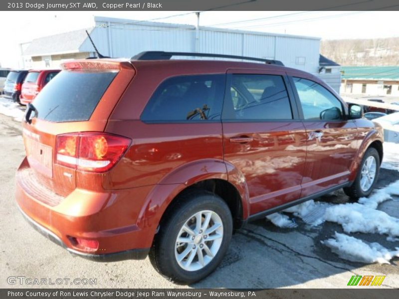 Copper Pearl / Black 2013 Dodge Journey SXT AWD