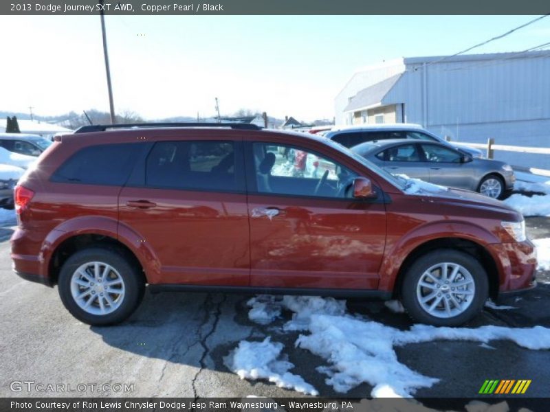 Copper Pearl / Black 2013 Dodge Journey SXT AWD