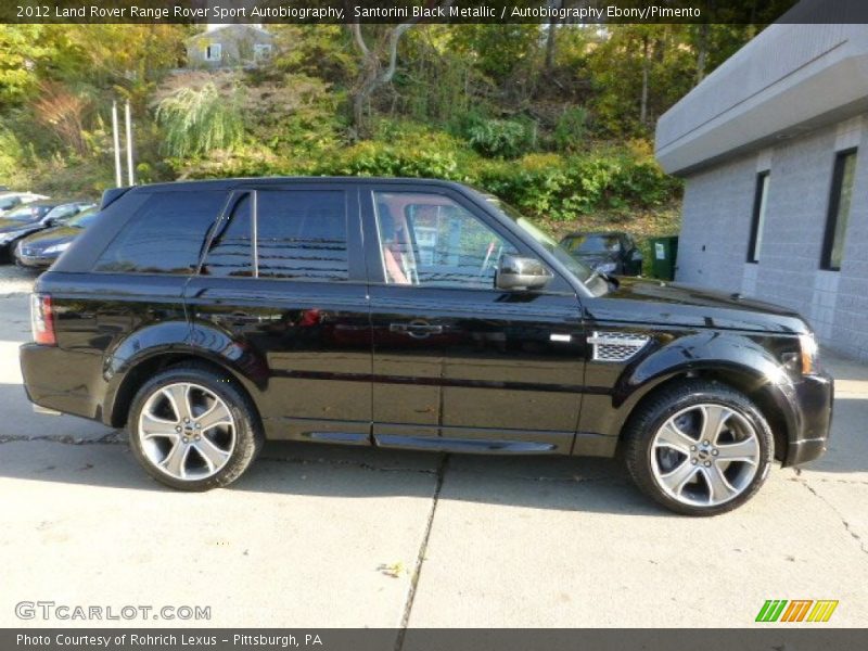  2012 Range Rover Sport Autobiography Santorini Black Metallic