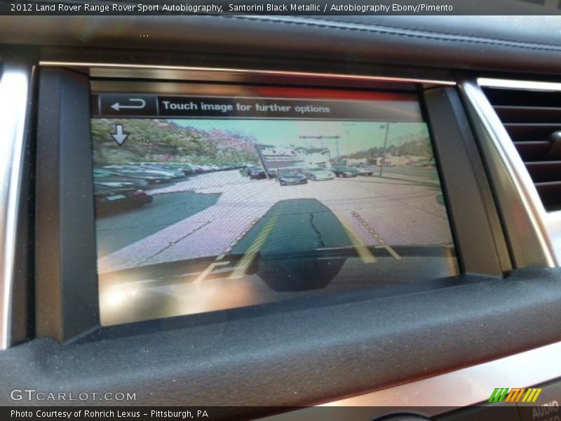 Santorini Black Metallic / Autobiography Ebony/Pimento 2012 Land Rover Range Rover Sport Autobiography