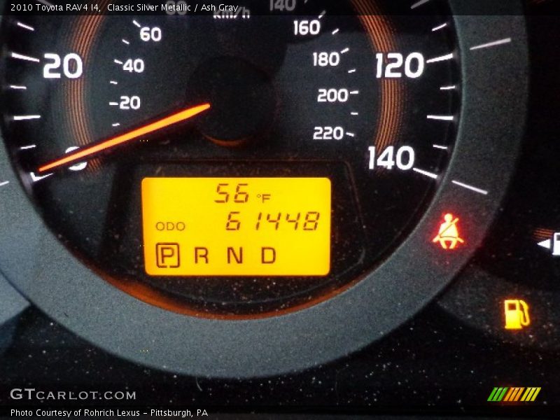 Classic Silver Metallic / Ash Gray 2010 Toyota RAV4 I4