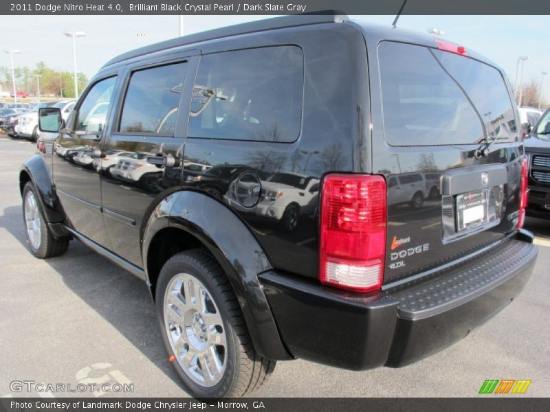 Brilliant Black Crystal Pearl / Dark Slate Gray 2011 Dodge Nitro Heat 4.0