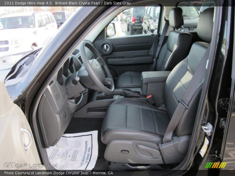 Brilliant Black Crystal Pearl / Dark Slate Gray 2011 Dodge Nitro Heat 4.0